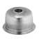 Brightwork 15-Inch Hand Hammered Round Bar Sink
