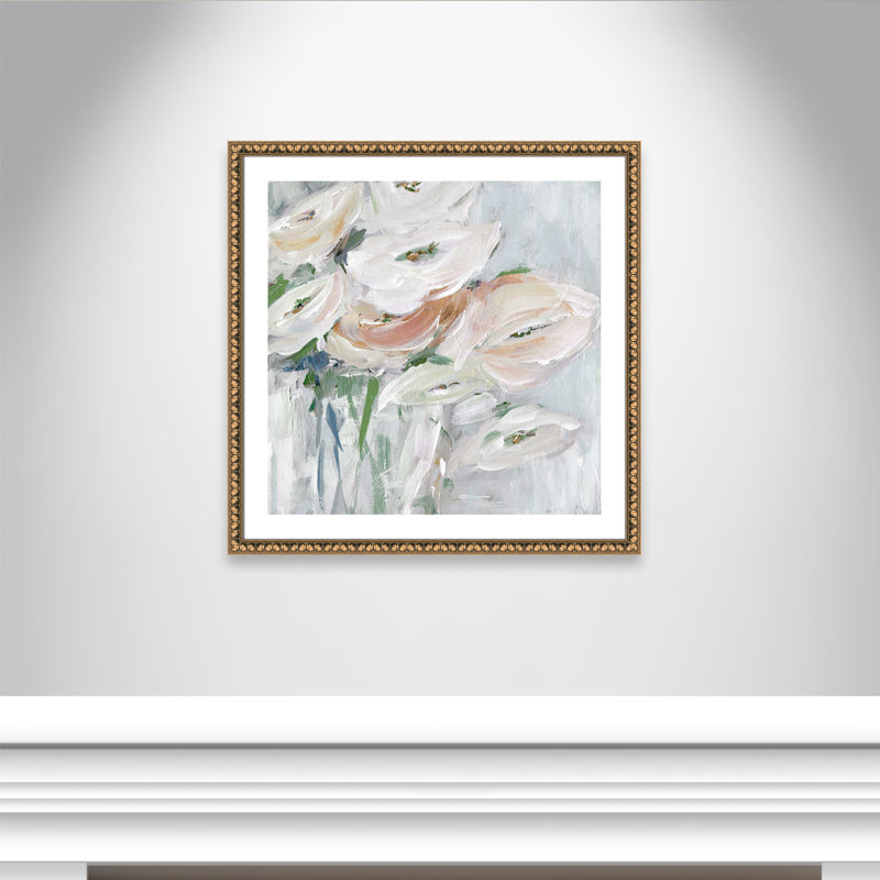 Impeccable " Impeccable " by Susan Pepe, Gold Bead Framed Paper, 33.25" H x 33.25" W x 1.13" D