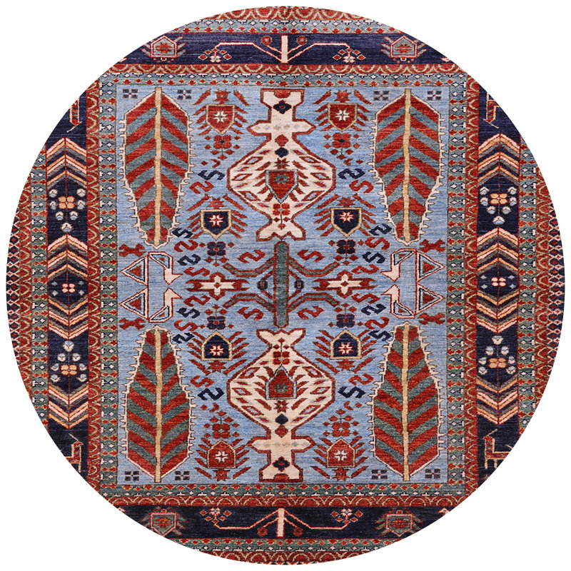 Southwestern Indoor Rug, Round 3'