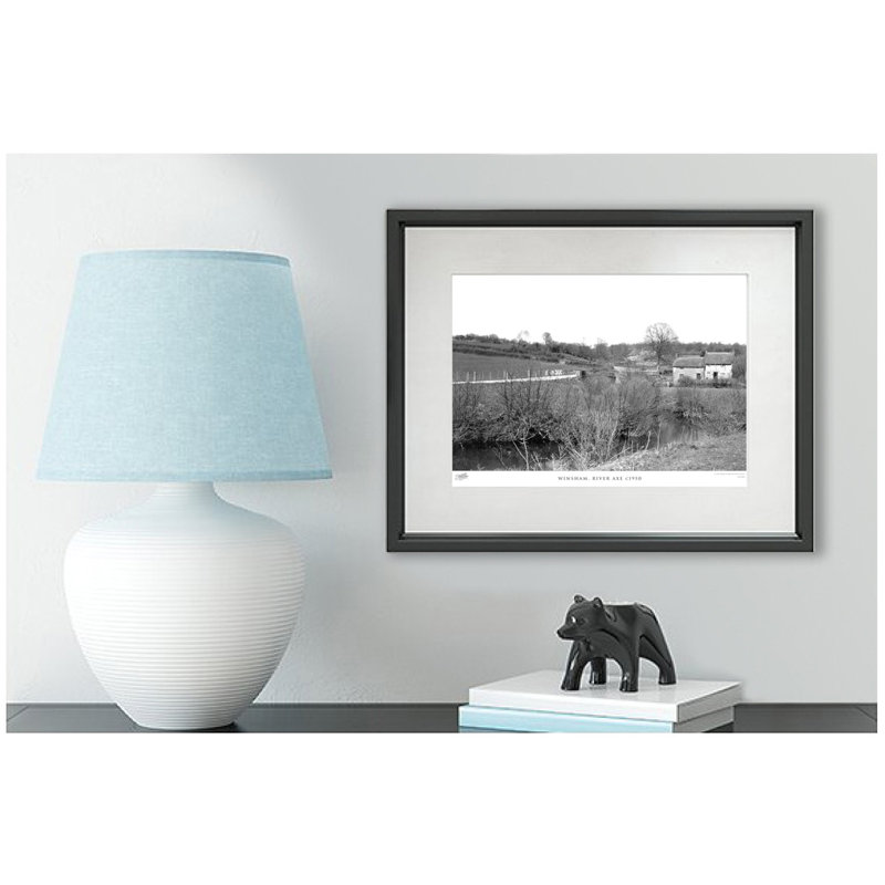 Winsham, River Axe C1950 - Single Picture Frame Print, 40cm H x 50cm W x 2.3cm D