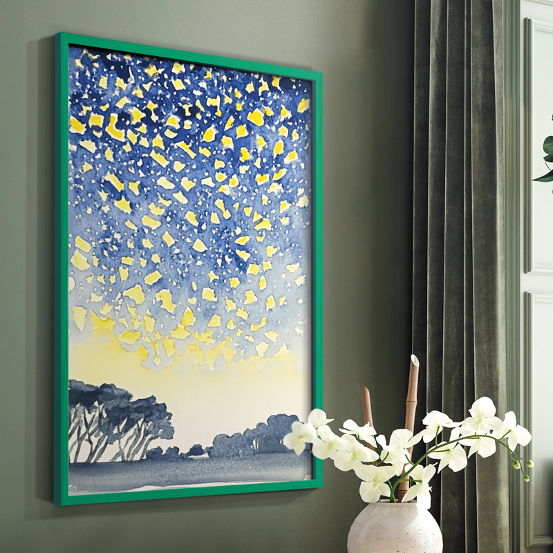«LANDSCAPES Series XLV» par J Paul, H 11 po x l 9 po, Vert