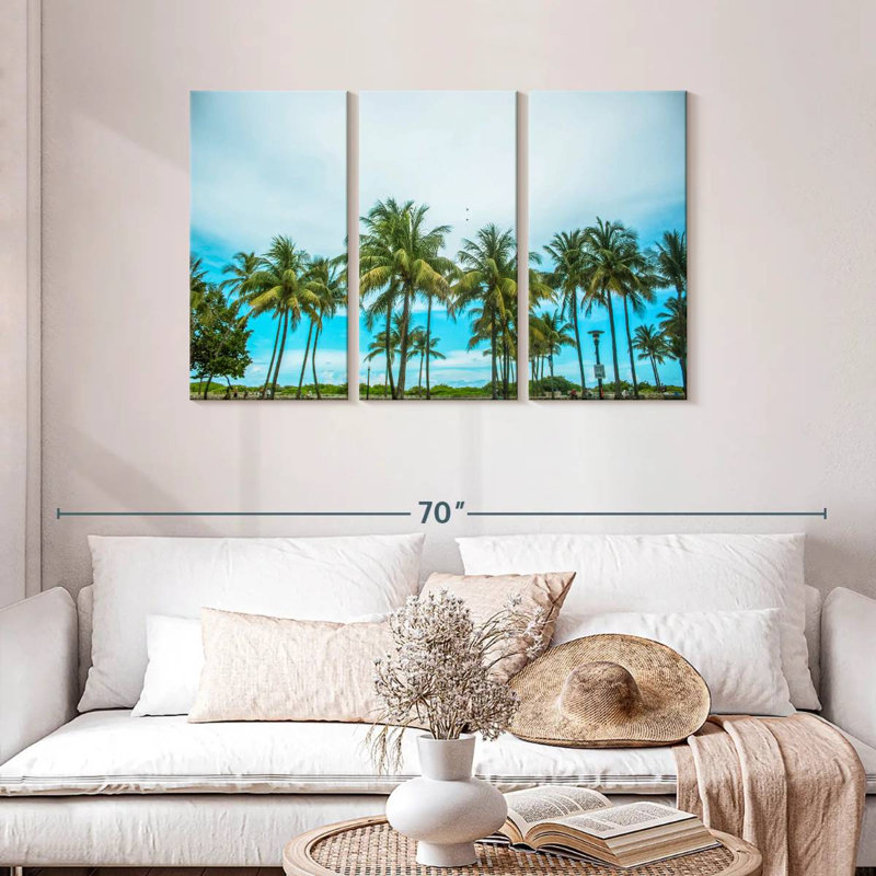 Cocotiers Gillard, Floride, H 28 po x l 45 po