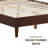 Fly Solid Wood Bed Frame without Headboard and Silent Slats, 1000 lbs Capacity Bed Frame-1628898818-1628898816