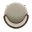 Evalyn Modern Vegan Leather Upholstered Beech Wood Bar Stool in Stone-88815242-88815222