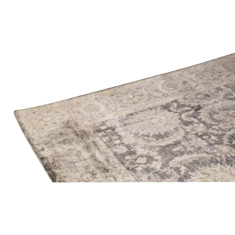 Wool Oriental Area Rug in Ivory