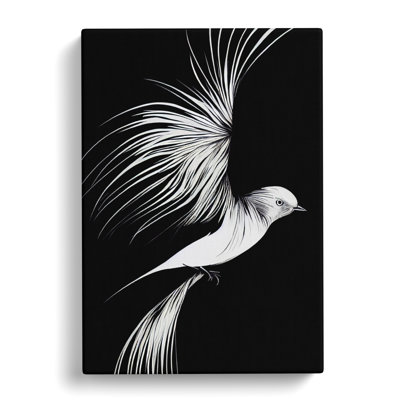 CAN-V0523-240X Bird Gestural - Wrapped Canvas Print