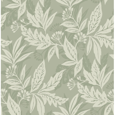 Anita Dove Woodland Floral Wallpaper