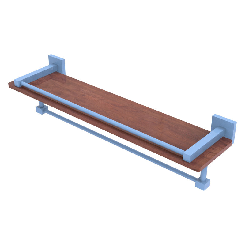 Tablette Montere IPE Montero, H 5 po x l 22 po x P 5 po, Bleu troll plat