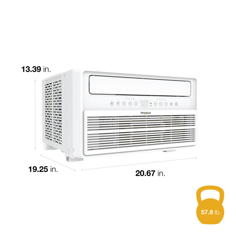 10,000 BTU White Window Inverter Air Conditioner with Remote Control