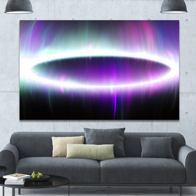 " Beautiful Purple Northern Lights "
