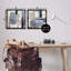 «Neutral Linear Abstracts», ensemble de 2 toiles flottantes encadrées, design par Jacob Q-428691017-428691016