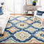 Tapis bleu marine en laine touffeté à la main Deacon-782199966