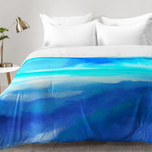Ensemble d'édredon Jacqueline Maldonado, Édredon pour lit simple TG + 1 taie décorative