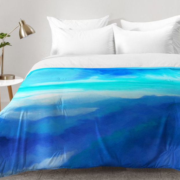 Jacqueline Maldonado Polyester Abstract Comforter Set, King Comforter + 2 King Shams