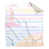 Rose clair et bleu pastel