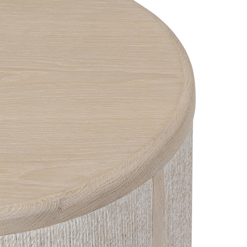 Rosenell End Table, Natural Oak Veneer
