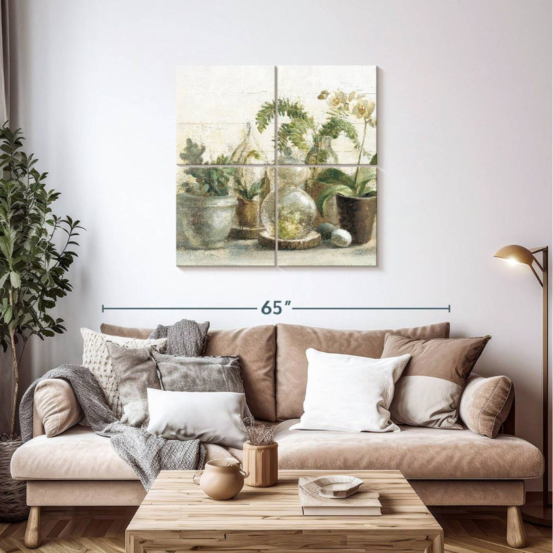 Harnek Greenhouse Orchids IV, 38" H x 38" W
