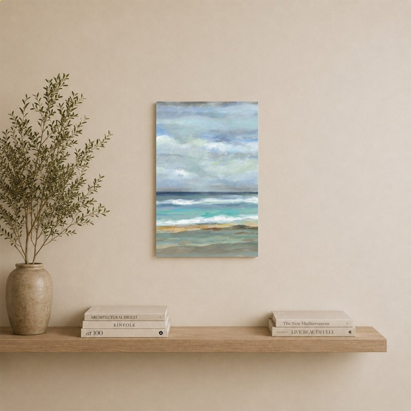 Bord de mer par Silvia Vassileva - impression sur toile, 30" H x 20" W, Does Not Apply