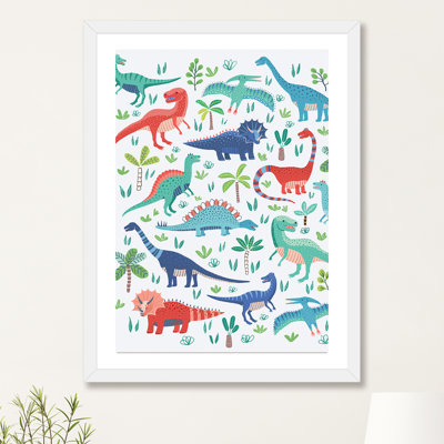 «Dino Fun I» par Ninola Design - reproduction d'art