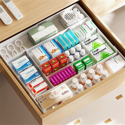 Expandable Drawer Organizer Removable Drawer Storage Box