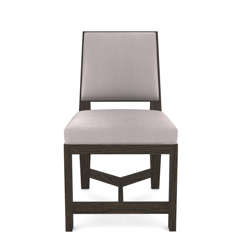 Thom Filicia Home Upholstered Back Side Chair, Havana, Nadia Linen