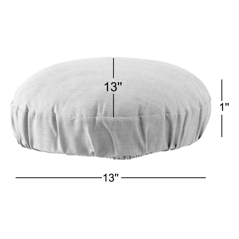 Lisa Outdoor 1'' Barstool Seat Cushion, Tan
