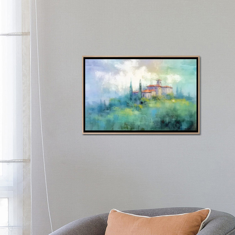 Toscane - reproduction d'art mural, H 18 po x l 26 po, Beige, Reproduction encadrée sans passe-partout