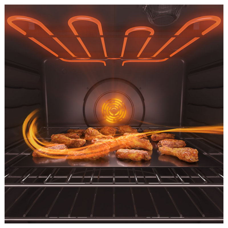 GE Profile ENERGY STAR® 30" Smart Slide-In Fingerprint Resistant Front-Control Induction and Convection Range with No Preheat Air Fry