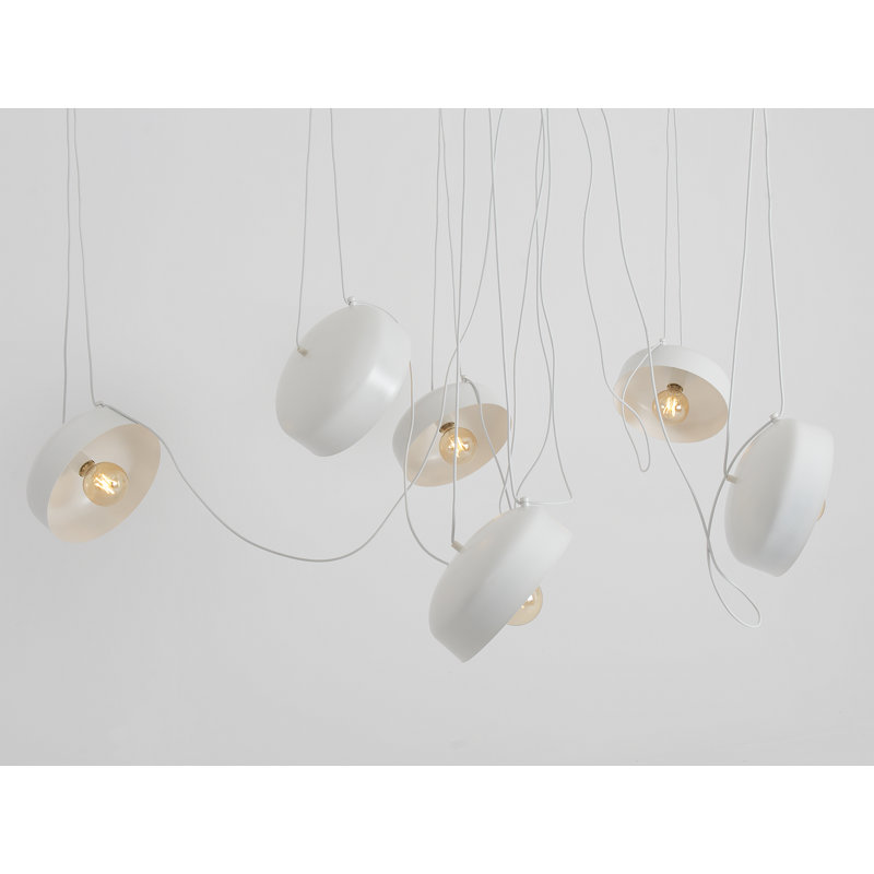 Allan 6 - Light Unique/Statement Pendant, White