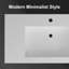 FRALIMK 18.7'' Solid Surface Rectangular Bathroom Sink-100259658