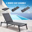 Méridienne pour chaise longue d'extérieur réglable à 5 positions 2 pièces-721300376-721300377