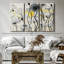 Nature «Snow Day Gray Flower Canvas Print» sur-98865373