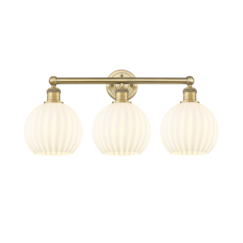 Bharata 3 - Light Dimmable Vanity Light, Brushed Brass