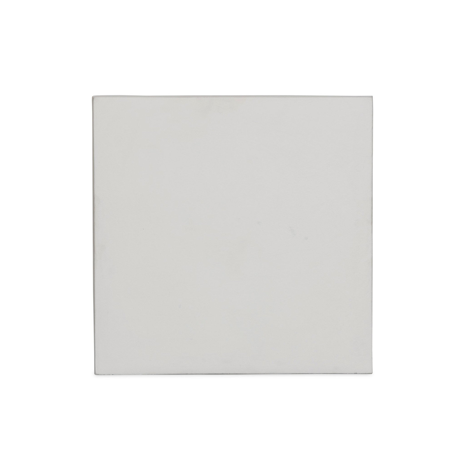 Dev 19.75'' Metal Outdoor Side Table, White
