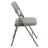 Oliverson Upholstered Metal Folding Event Chairs with Padded Seats-488726876