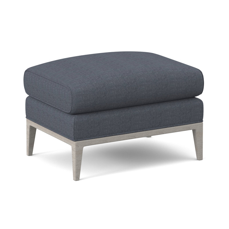 Cooper Ottoman, Filigree Ivory, Bisque