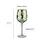 Tropical Leaves Wine Glasses