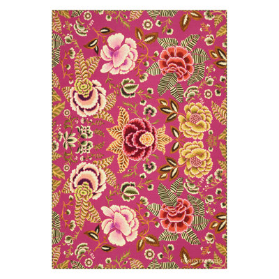 Rose de Damas Cerise Throw