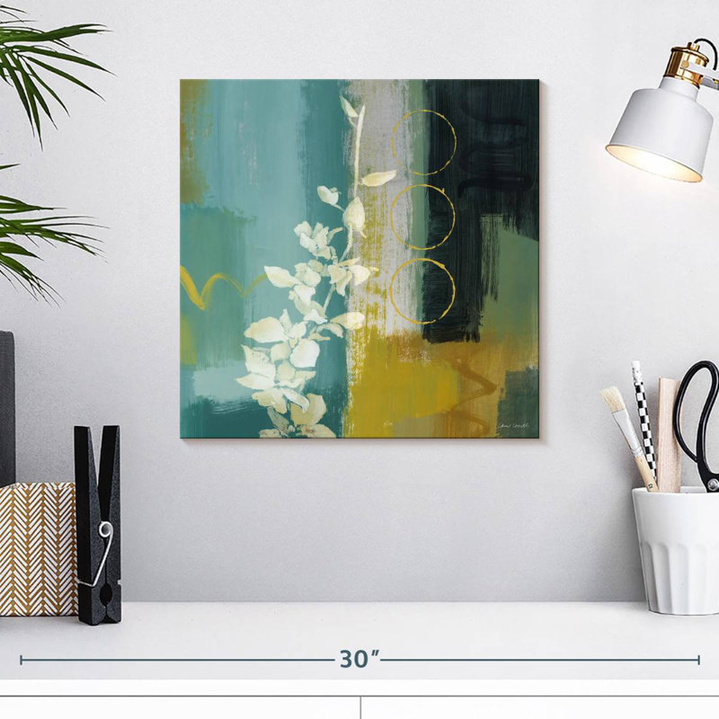 Harnek floral méditerranéen II, H 16 po x l 16 po
