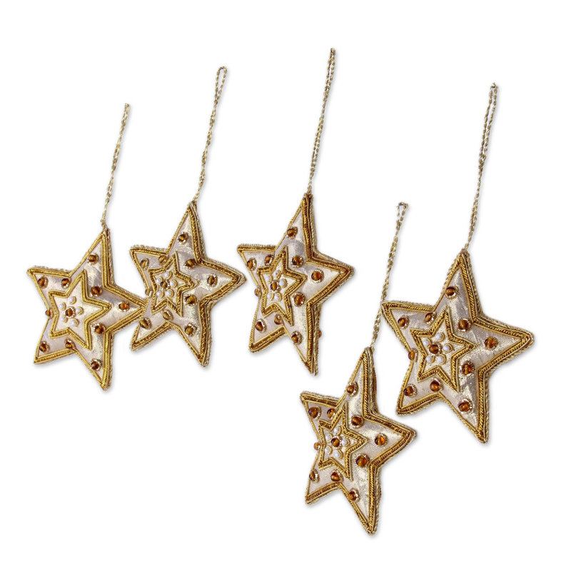 Ornement en forme de fêtes glorious star beadwork