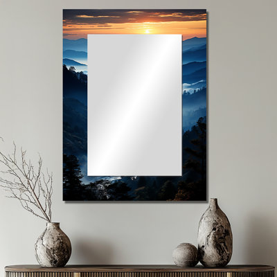 USA Great Smoky Mountains - Usa Mirror, Traditional Unique Wall Mirror, Printed Metal Art