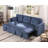 81.5“ Corduroy Chaise Sofa With Pull Out Bed-1452263381