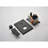 Matte Black Shower Head System - Ceiling Mounted, 16", Materials With Look And Reliable Function-121076988