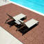44 Peck Interlocking Deck Tiles, Easy Installation, Weatherproof Low Maintenance Plastic Tiles For Porch, Poolside, Balcony, Backyard, And Indoor Use-115197677