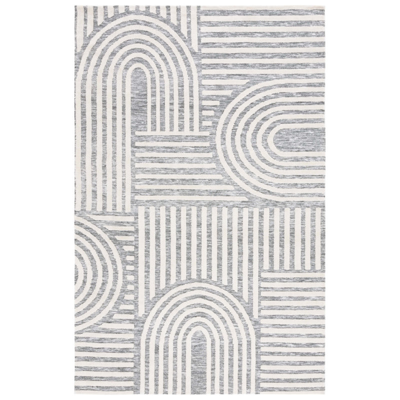 Fulks Performance Geometric Rug, Rectangle 4' x 6'