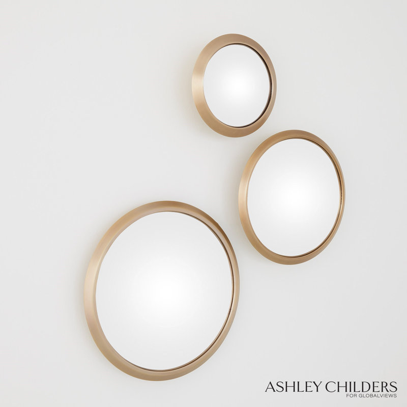 Oculus Mirror-Med, Antique Brass