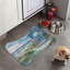 Tapis d'alimentation en forme d'os 1 pièce Gentle Ocean
