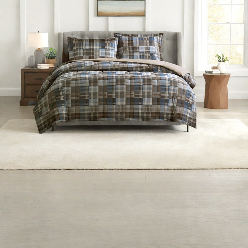 Ensemble de literie confortable multicolore, microfibre douce, articles essentiels pour la maison