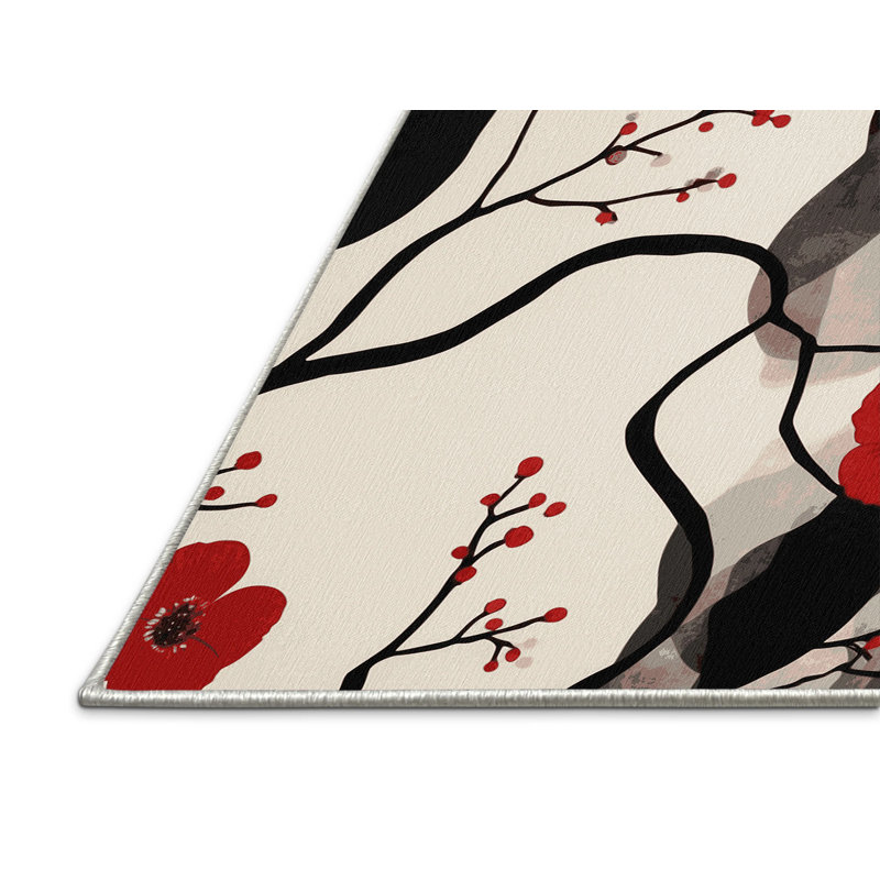 Blooming Flow Rug, Square 6'