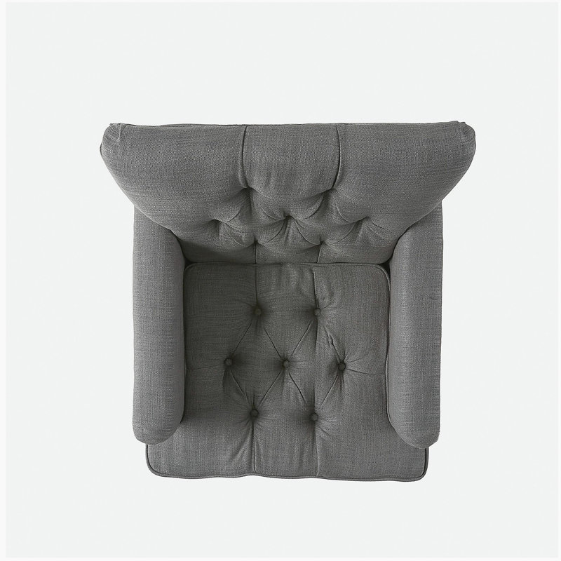 Fauteuil club Harrison, Charcoal